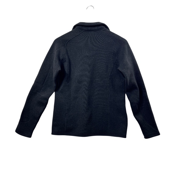 Patagonia Women Better Sweater 1/4-Zip Fleece Black Size M Warm Outdoor Pullover - Picture 2 of 8